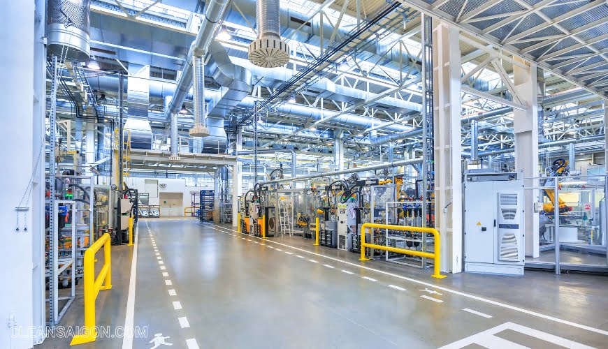 Cải thiện hình ảnh doanh nghiệp với dịch vụ vệ sinh định kỳ nhà xưởng